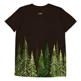 Men's sports T-shirt Forest brown