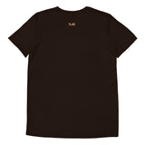 Men's sports T-shirt dark brown