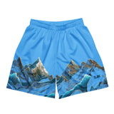 Sports shorts Mountains blue lights