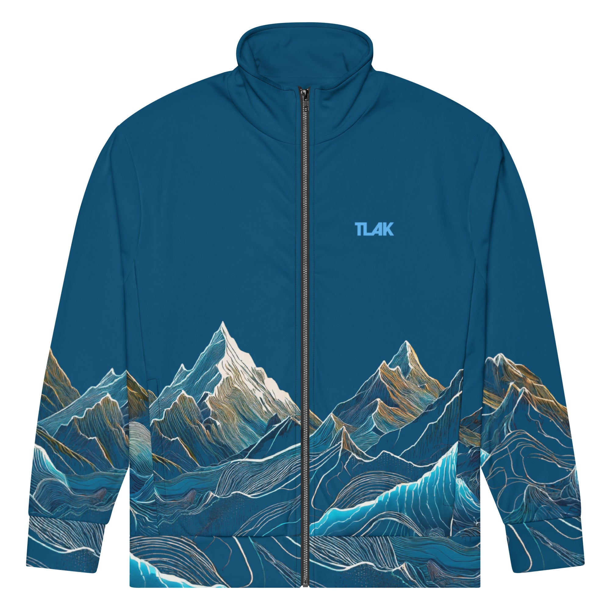 Sweat jacket Mountains dark blue