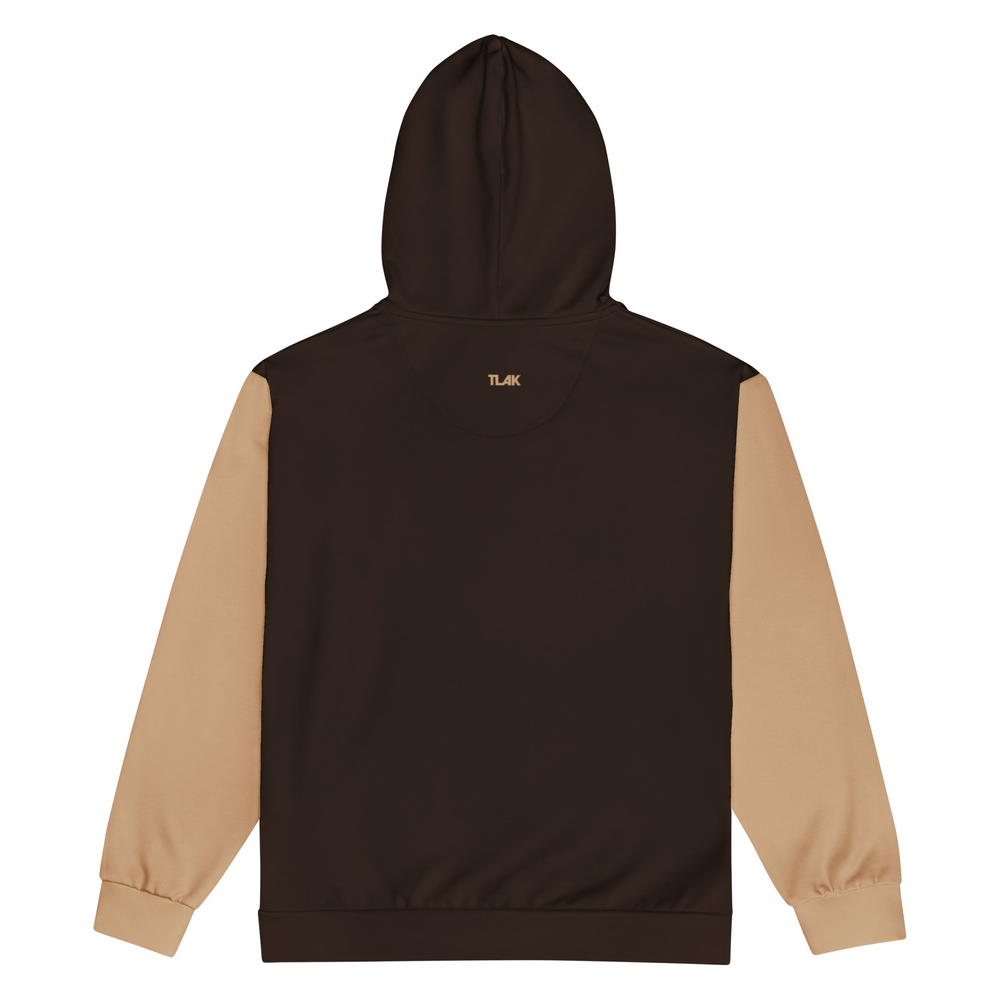 Dark brown premium zip sweatshirt