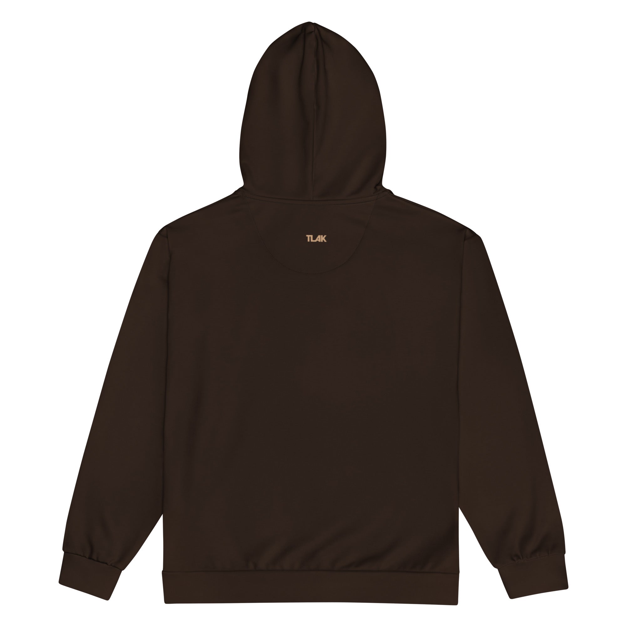 Dark brown premium zip sweatshirt