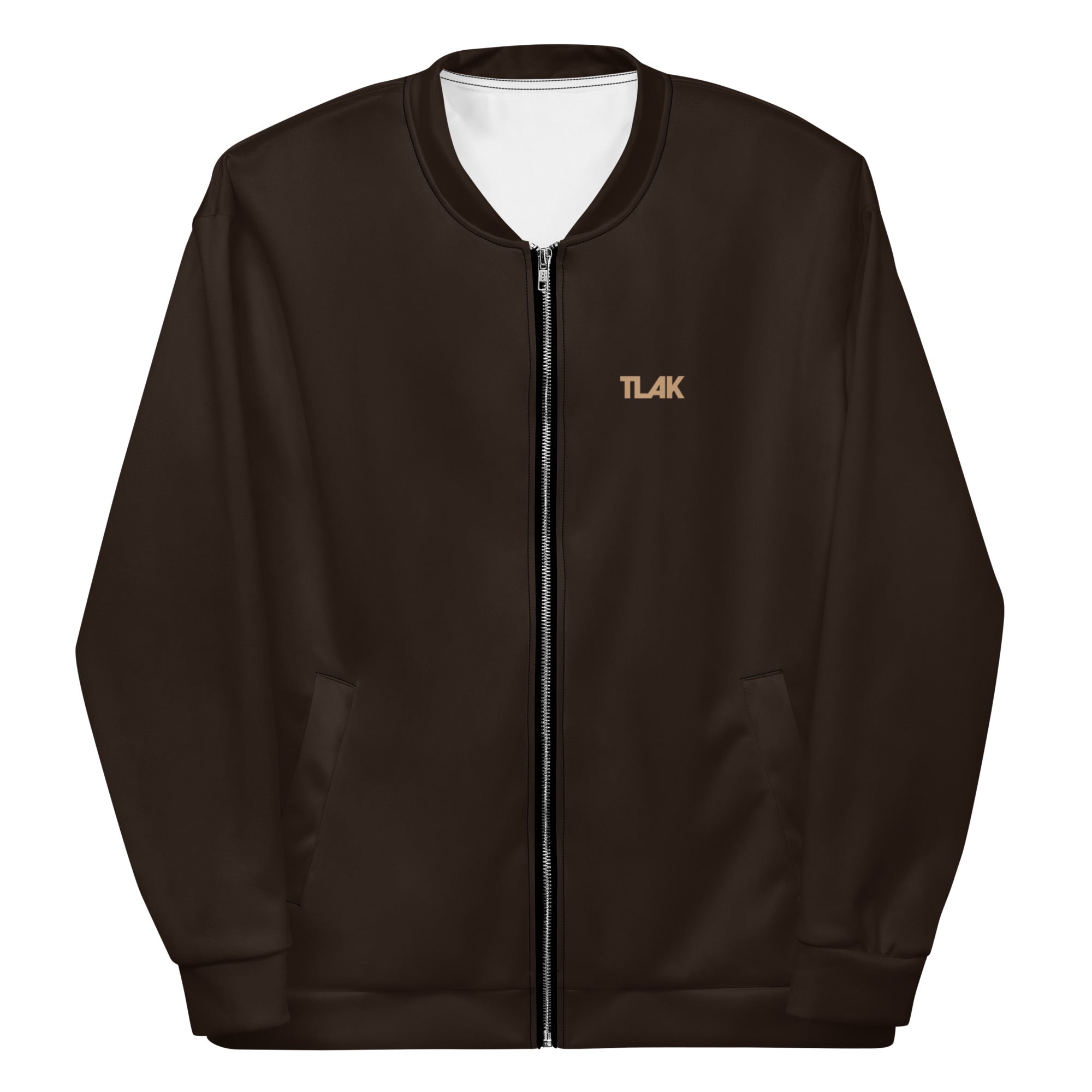 Light bomber jacket dark brown