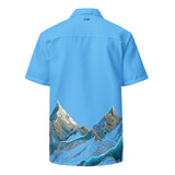 Light shirt Mountains blue lights