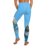 Leggings Mountains blue lights