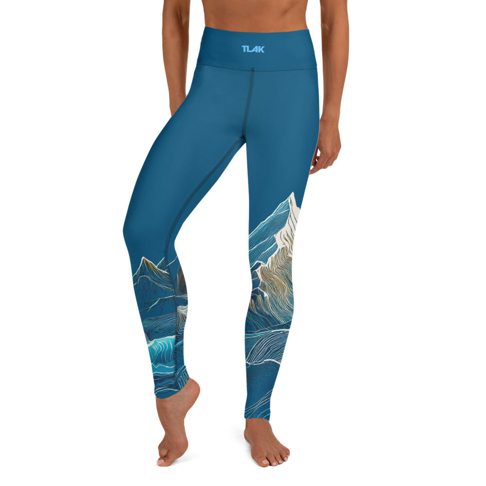 Leggings Mountains dark blue