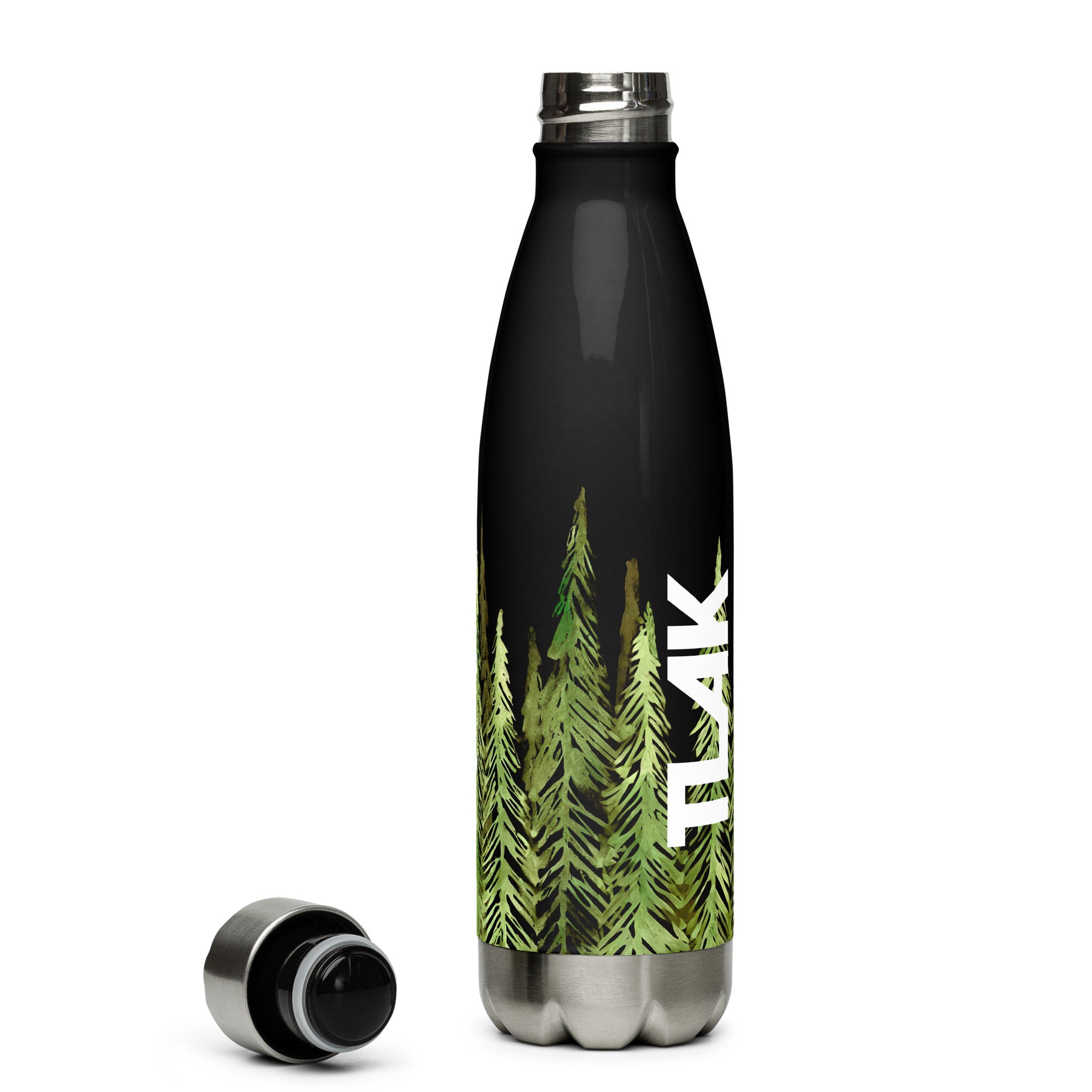 Stainless steel thermo bottle Les black