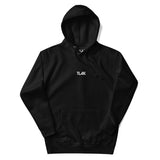 Hoodie with embroidered white logo