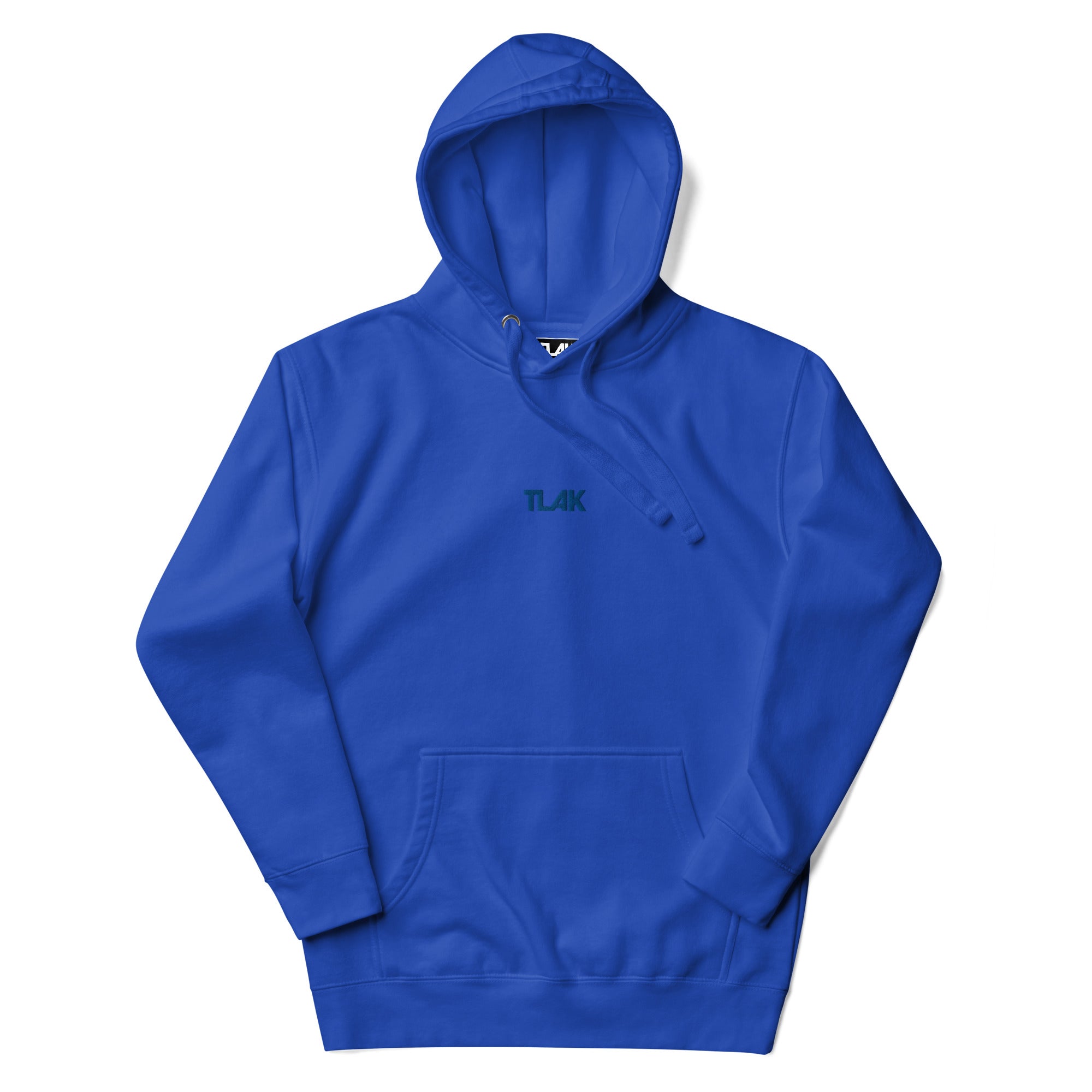 Hoodie with embroidered navy logo