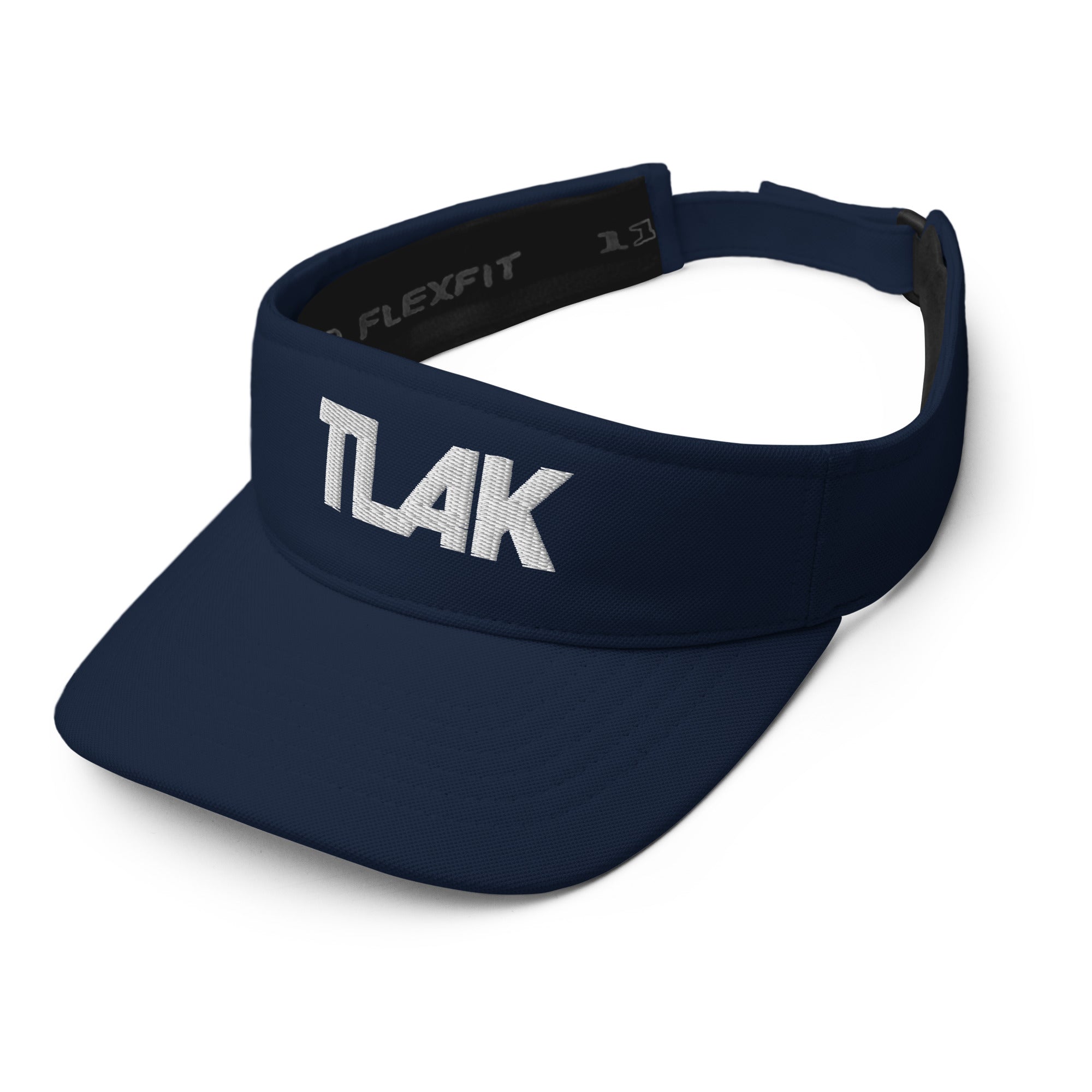 Headband with visor white logo